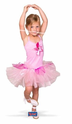 COSTUME BIMBA DA BALLERINA COLORE ROSA TAGLIA S (17980-21865)