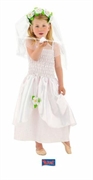 COSTUME BIMBA PRINCIPESSA BIANCO C/CORONCINA TAGLIA S (17981-21859)
