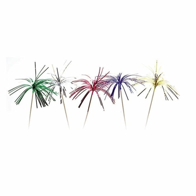 STUZZICADENTI COLORATI A PALMA 8CM 8PZ (18030-BL4016)