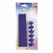 CANDELINE STELO BLU 20CM 6PZ (18077-CC02/607)