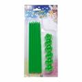 CANDELINE STELO VERDE CHIARO 20CM 6PZ (18083-CC02/634)
