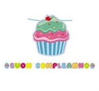 FESTONE IN CARTA BUON COMPLEANNO CUPCAKE 600X25CM (18920-60855)