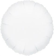 PALLONCINO IN MYLAR TONDO BIANCO 45CM (19030-2059501)