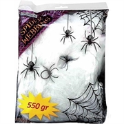 RAGNATELA BIANCA FINTA CON RAGNI 500GR (19359-19431)