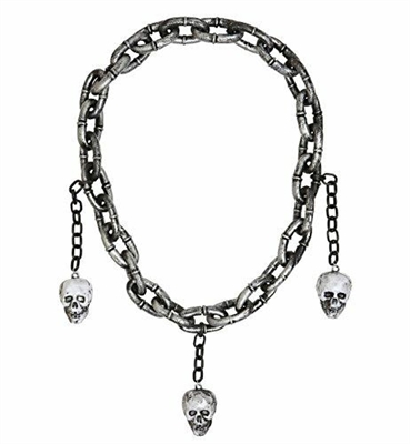 COLLANA CATENA CON TESCHI (19423-9831H)