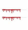 SET 2 BRACCIALETTI GOCCIE DI SANGUE TAGLIO (19513-1077D)