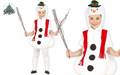 COSTUME BIMBO PUPAZZO DI NEVE TAGLIA 5-8 ANNI (17146-42510)