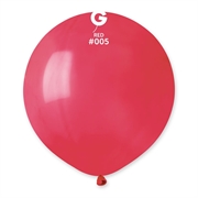 PALLONCINI IN LATTICE TONDO ROSSO 48CM 25PZ (200553)