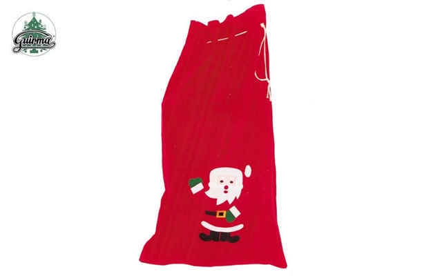 SACCO BABBO NATALE IN FELTRO CON SOGGETTI NATALIZI (20114-42653)