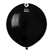 PALLONCINI IN LATTICE TONDO NERO 48CM 25PZ (201451)