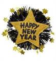 SPILLA HAPPY NEW YEAR ORO E NERO (20349-7891G)
