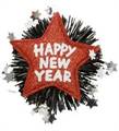 SPILLA HAPPY NEW YEAR ROSSO E NERO (20350-7893R)