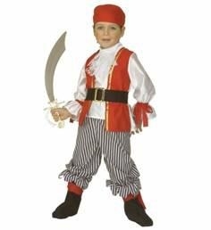 COSTUME BIMBO PIRATA TAGLIA 4-5 ANNI (20609-4381S)