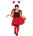 COSTUME DA COCCINELLA CON ALI BIMBA TAGLIA 4-5ANNI (20624-3471M)