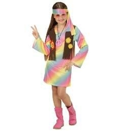 COSTUME HIPPIE BIMBA TAGLIA 8-10 ANNI (20658-73357)