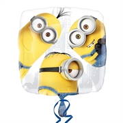 PALLONCINO IN MYLAR QUADRATO MINIONS 45CM (20956-3265601)