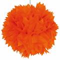 POM POM ARANCIONE DIAMETRO 30CM (21101-22805)