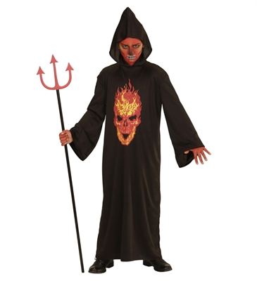 COSTUME BIMBO SCHELETRO DIAVOLO TAGLIA 8-10 ANNI (21260-00337)