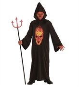 COSTUME BIMBO SCHELETRO DIAVOLO TAGLIA 8-10 ANNI (21260-00337)