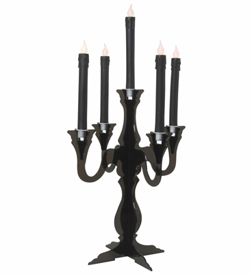 CANDELABRO NERO 42CM (21300-6687H)