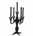 CANDELABRO NERO 42CM (21300-6687H)