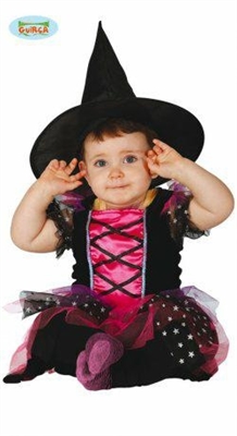 COSTUME BIMBA STREGA STARS C/CAPPELLO TAGLIA 12-24 MESI (21305-83037)