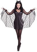 COSTUME DONNA BATWOMAN CON ALI E ORECCHIE TAGLIA S (21460-01501)