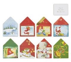 SEGNAPACCO NATALE CON BUSTA 7,5X5,5 ASS. (21698-20488)