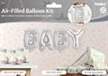 KIT SCRITTA BABY ARGENTO IN FOIL 36CM (22025-29281)