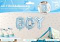 KIT SCRITTA BOY AZZURRO IN FOIL 36CM (22026-29282)