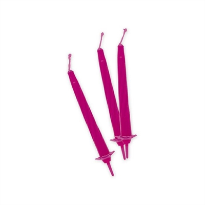 CANDELINE FUCSIA 8CM 12 PEZZI (22082-70410)