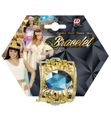 BRACCIALE DA FARAONA ORO CON STRASS E GEMME (22165-03575)