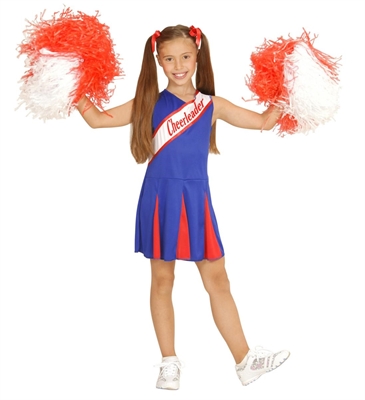 COSTUME BIMBA CHEERLEADER TAGLIA 8-10 ANNI (22302-03077)