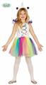 COSTUME BIMBA UNICORNO ARCOBALENO TAGLIA 5-6 ANNI (22314-85959)