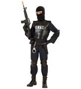COSTUME BIMBO AGENTE SWAT COMPLETO TAGLIA 5-7 ANNI (22348-55346)