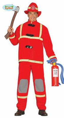 COSTUME UOMO POMPIERE TAGLIA UNICA (22372-84323)