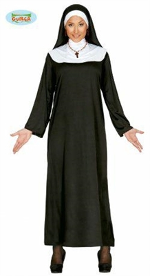 COSTUME DONNA SUORA TAGLIA UNICA (22376-80031)