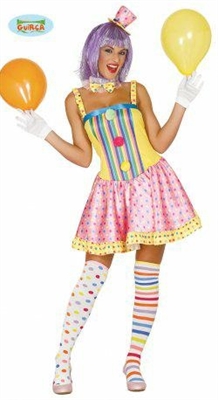 COSTUME DONNA PAGLIACCIO TAGLIA UNICA (22380-84324)