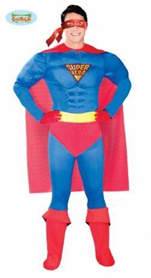 COSTUME UOMO SUPERMAN TAGLIA UNICA (22387-80764)