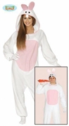 COSTUME ADULTO CONIGLIO BIANCO TAGLIA UNICA (22530-84422)