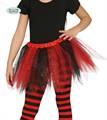 TUTU BIMBA ROSSO E NERO GLITTER TAGLIA UNICA (22934-17201)