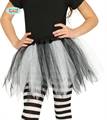 TUTU BIMBA NERO E BIANCO GLITTER TAGLIA UNICA (22936-17204)
