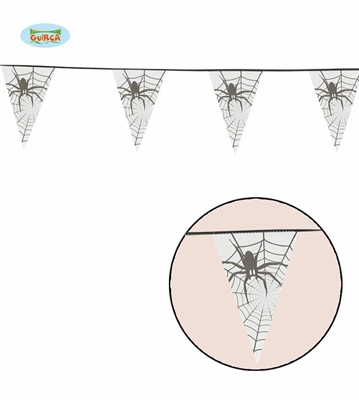 BANDIERINE TRIANGOLARI RAGNI IN PVC 6MT (22963-26151)