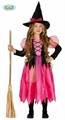 COSTUME BAMBINA STREGA FUXIA GONNA LUNGA TAGLIA 7-9 ANNI (22976-82567)