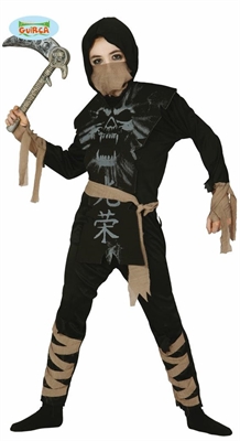COSTUME BAMBINO NINJA FANTASMA TAGLIA 10-12 ANNI (22981-83100)