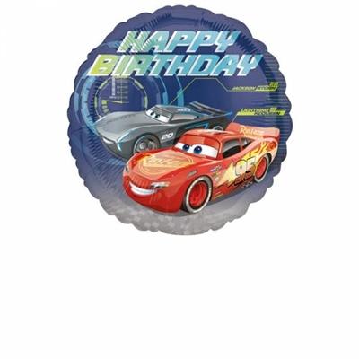 PALLONCINO IN MYLAR CARS 3 HAPPY BIRTHDAY 43CM (23049-3536601)