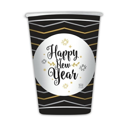 BICCHIERI RIGHINE HAPPY NEW YEAR 200CC 8PZ (23205-30321)
