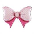 PALLONCINO IN MYLAR MAXI FIOCCO ROSA 108X72CM (23207-42326)