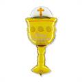 PALLONCINO IN MYLAR CALICE PRIMA COMUNIONE 51X119CM (23211-42299)