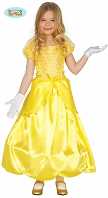 COSTUME BIMBA PRINCIPESSA GIALLO TAGLIA 5-6 ANNI (23227-83201)